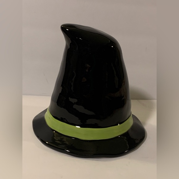 Rae Dunn "Flight Night" Ceramic Hat 7" Figure Halloween Witch new - Picture 3 of 4